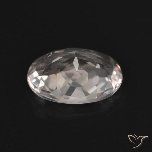 Morganita Rosado claro natural de 1.27 ct, Ovalada, VVS
