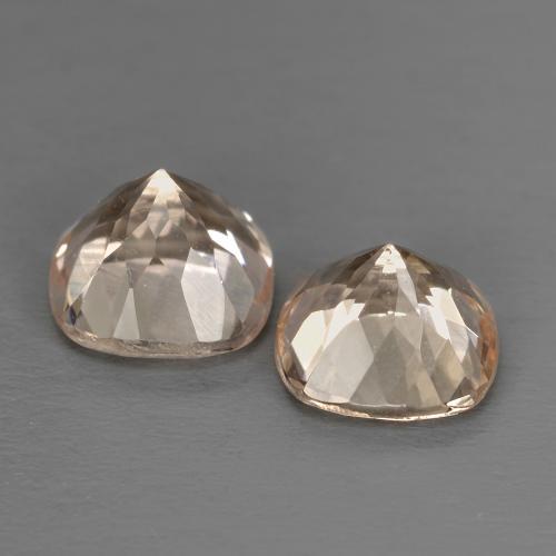 Gemas de Morganita Rosado medio natural de 1.93 ct, Corte Cojín, VVS-VS