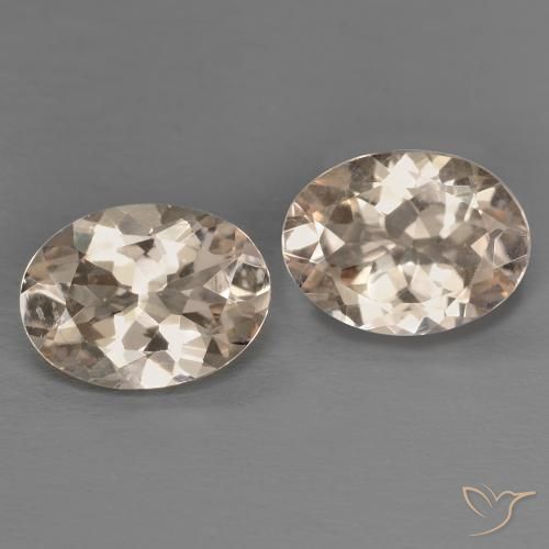 Gemas de Morganita Rosado medio natural de 1.96 ct, Ovalada, VS
