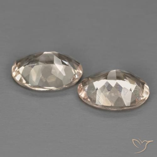 Gemas de Morganita Rosado medio natural de 1.96 ct, Ovalada, VS