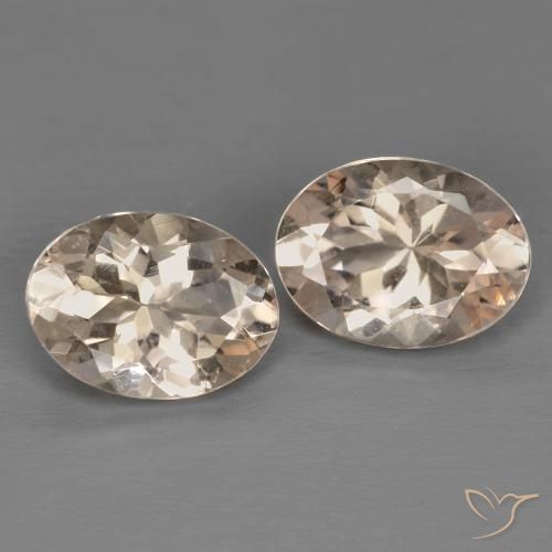 Gemas de Morganita Rosado salmón natural de 2.12 ct, Ovalada, VS
