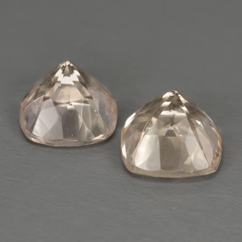 Gemas de Morganita Rosado medio natural de 1.87 ct, Corte Cojín, VS
