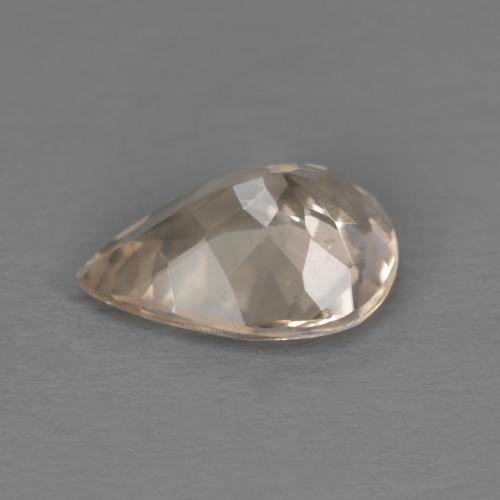 Morganita rosa natural de 0,85 ct, en forma de pera, VS