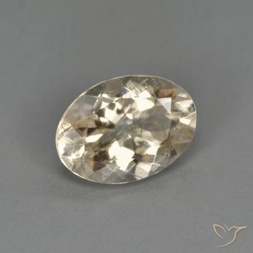 Morganita Dorado claro natural de 1.04 ct, Ovalada, VS