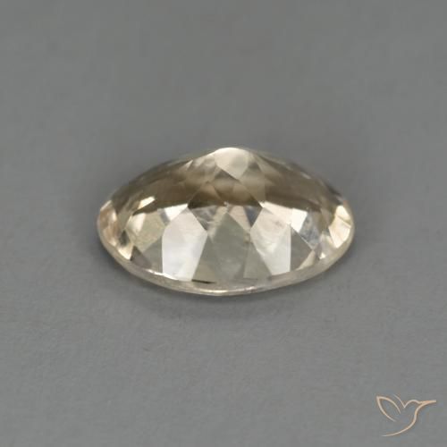 Morganita Dorado claro natural de 1.04 ct, Ovalada, VS