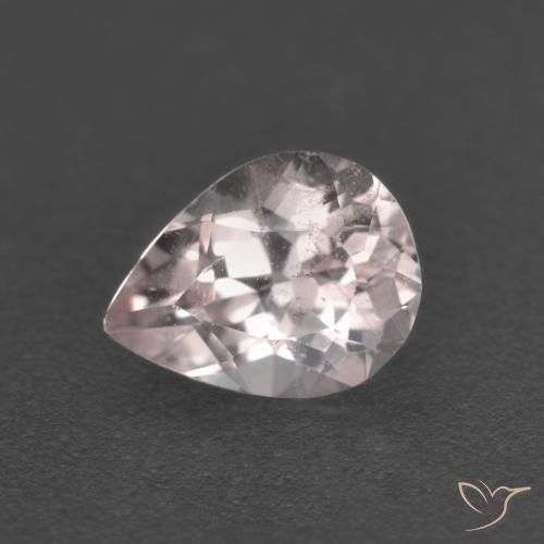 0.82ct Natural Rosado muy claro Morganita, En forma de pera, VS-SI