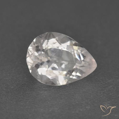 1.12ct Natural Rosado muy claro Morganita, En forma de pera, VS-SI