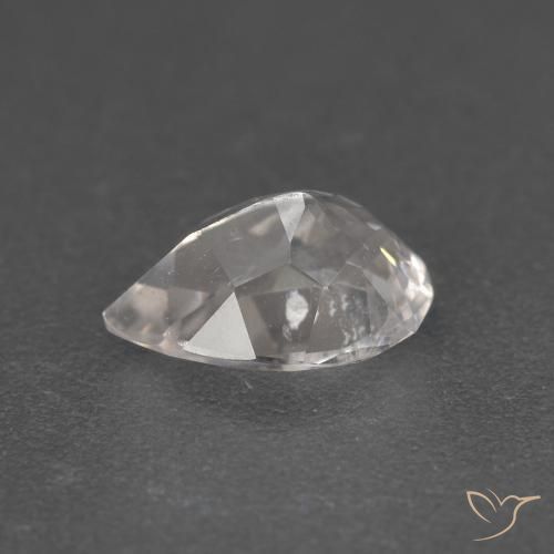 Morganita Rosado muy claro natural de 1.12 ct, En forma de pera, VS-SI