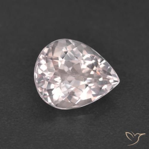 1.34ct Natural Rosado claro morganita, En forma de pera, VVS, Photo A