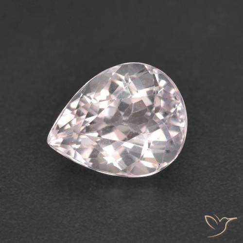 Morganita Rosado claro natural de 1.34 ct, En forma de pera, VVS