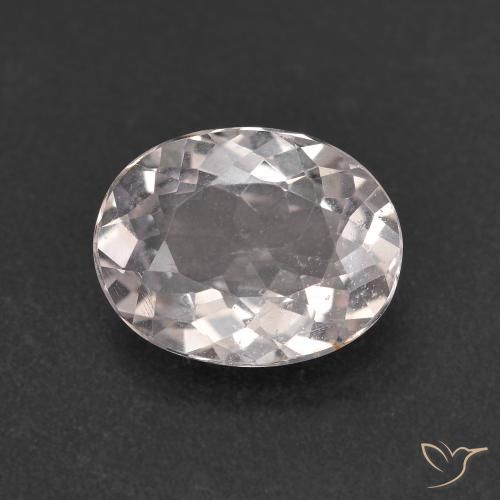 1.80ct Natural Rosado muy claro morganita, Ovalada, VS