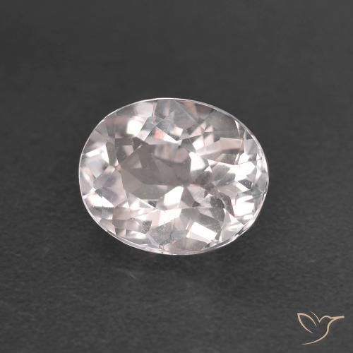 Morganita Rosado muy claro natural de 1.00 ct, Ovalada, VS