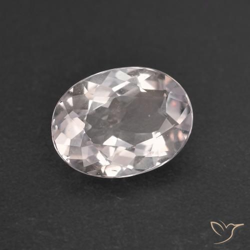 Morganita Rosado muy claro natural de 1.22 ct, Ovalada, VVS-VS