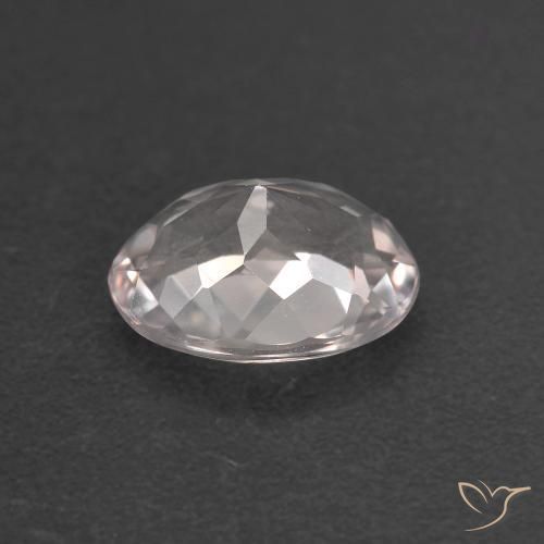Morganita Rosado claro natural de 0.99 ct, Ovalada, VVS