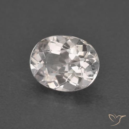 Morganita Rosado muy claro natural de 0.94 ct, Ovalada, VS
