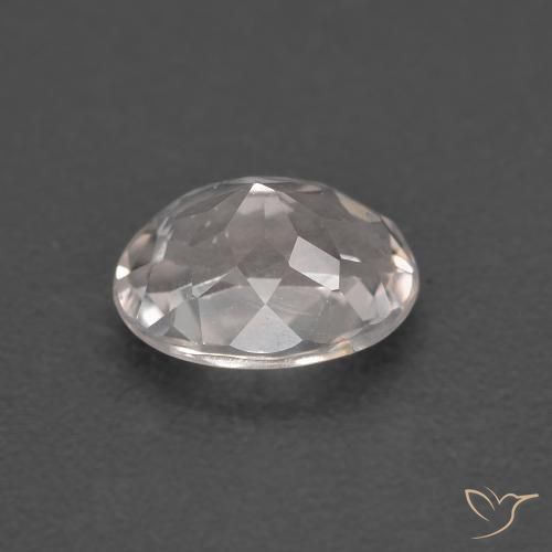 Morganita Rosado muy claro natural de 0.94 ct, Ovalada, VS