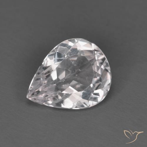 1.46ct Natural Rosado claro Morganita, En forma de pera, VVS-VS