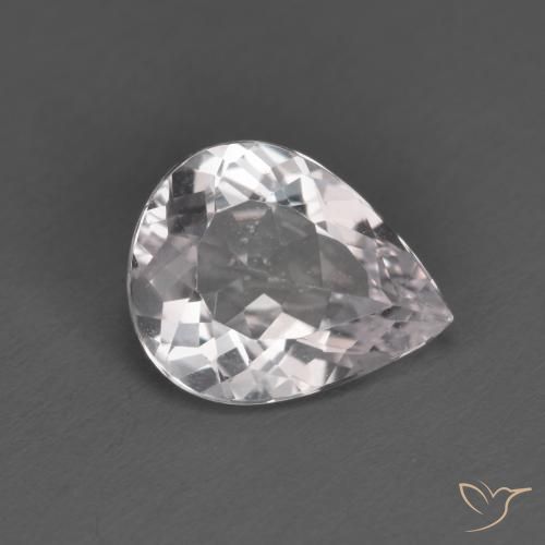 Morganita Rosado claro natural de 1.46 ct, En forma de pera, VVS-VS
