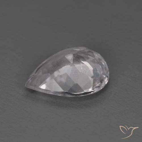 Morganita Rosado claro natural de 1.46 ct, En forma de pera, VVS-VS