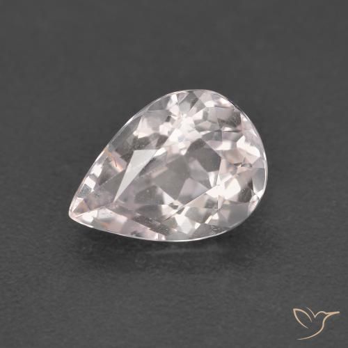1.28ct Natural Rosado claro Morganita, En forma de pera, VVS-VS