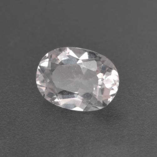 Morganita rosa natural de 0,63 ct, corte óvalo, VS