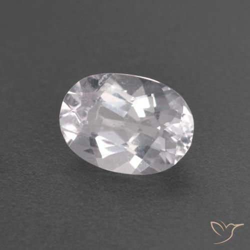 Morganita Rosado muy claro natural de 0.63 ct, Ovalada, VS