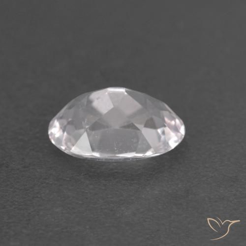 Morganita Rosado muy claro natural de 0.63 ct, Ovalada, VS