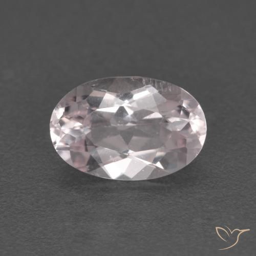 Morganita Rosado claro natural de 0.79 ct, Ovalada, VS