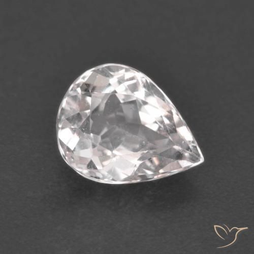 Morganita Rosado claro natural de 1.18 ct, En forma de pera, VS