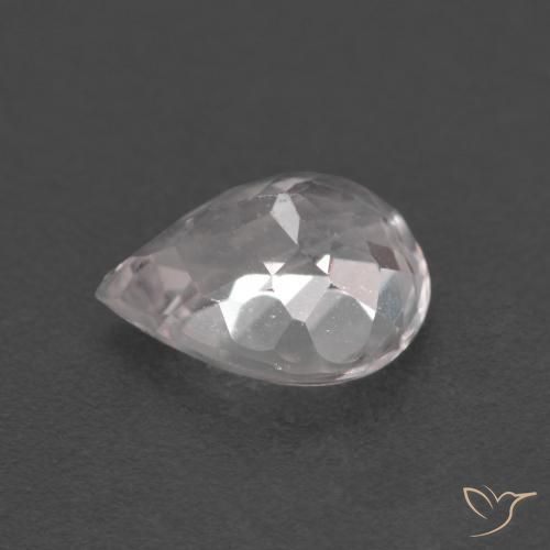 Morganita Rosado claro natural de 1.18 ct, En forma de pera, VS