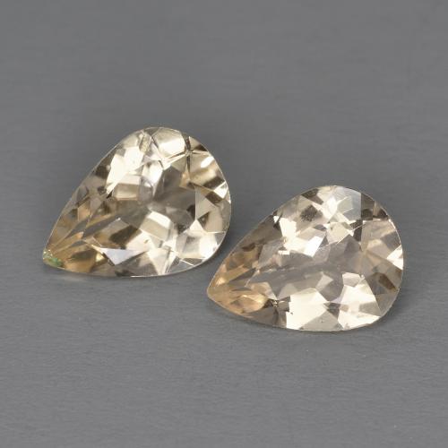 Gemas de Morganita Dorado claro natural de 1.54 ct, En forma de pera, VS
