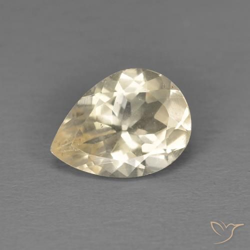 0.83ct Natural Dorado claro Morganita, En forma de pera, VS