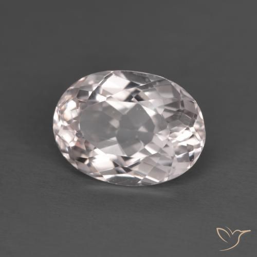 Morganita Rosado claro natural de 2.58 ct, Ovalada, VVS-VS