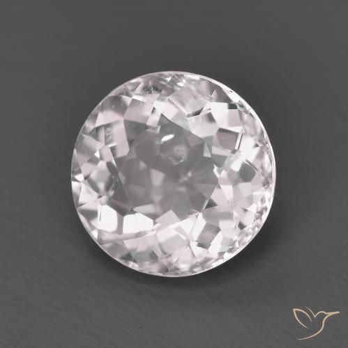 Morganita Rosado claro natural de 1.61 ct, Redondo, VS