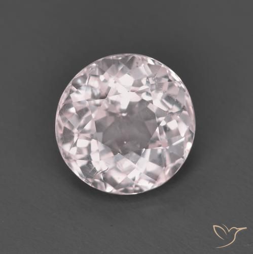 1.52ct Natural Rosado claro Morganita, Redondo, VS