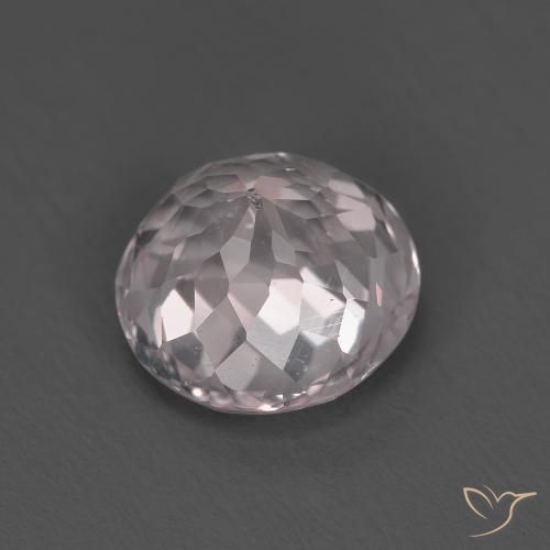 Morganita Rosado claro natural de 1.52 ct, Redondo, VS