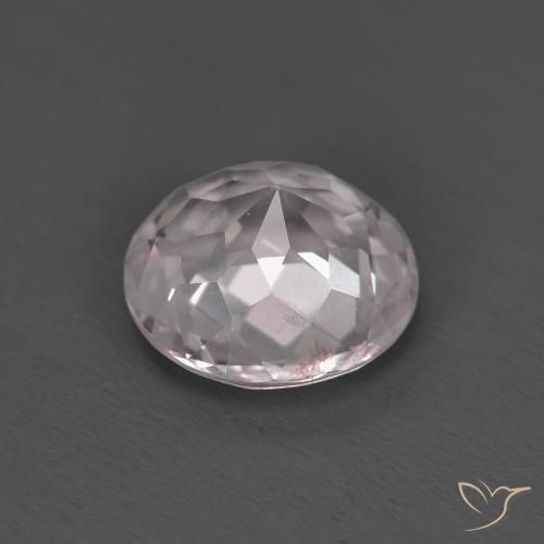 Morganita Rosado claro natural de 1.18 ct, Redondo, VS