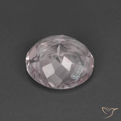 Morganita Rosado claro natural de 1.32 ct, Redondo, VS