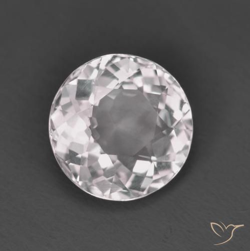 Morganita Rosado claro natural de 1.61 ct, Redondo, VS