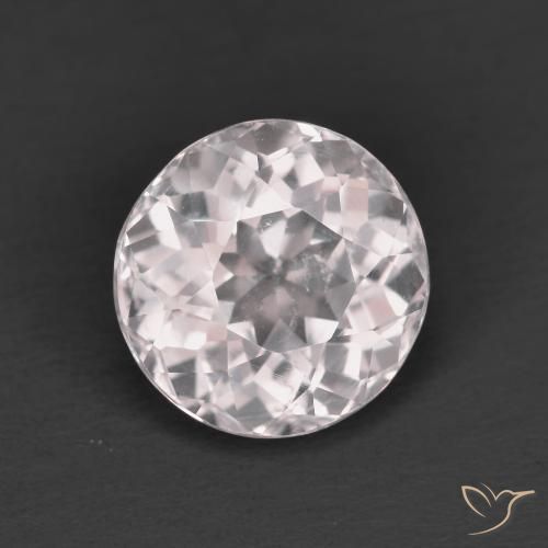 Morganita Rosado claro natural de 1.65 ct, Redondo, VS