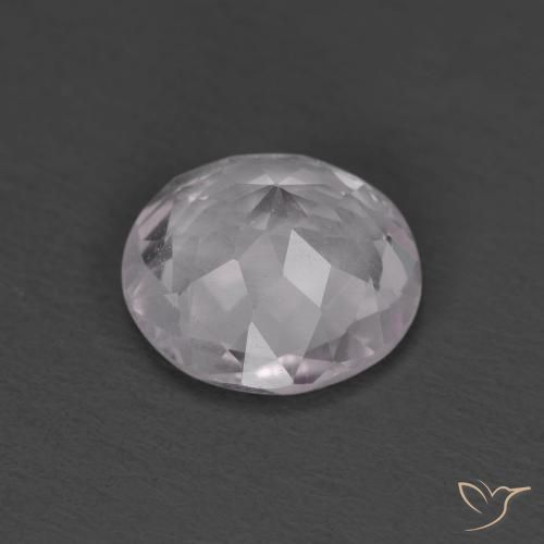 Morganita Rosado claro natural de 1.24 ct, Redondo, VS