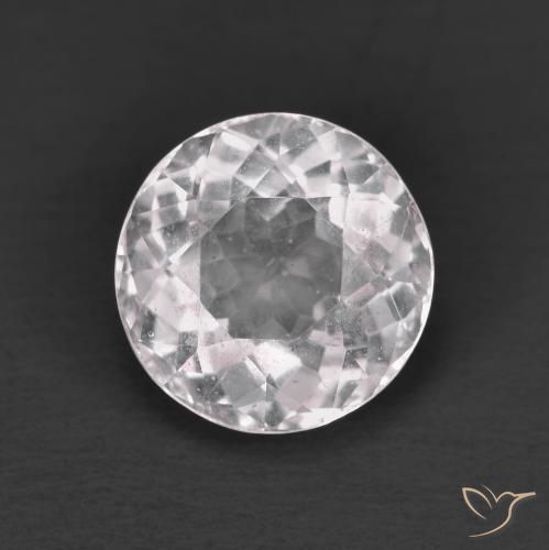 1.68ct Natural Rosado claro morganita, Redondo, VS
