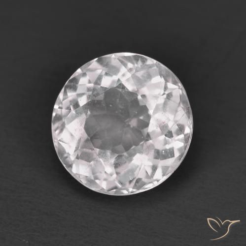 Morganita Rosado claro natural de 1.68 ct, Redondo, VS