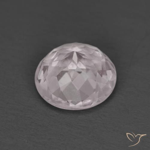 Morganita Rosado claro natural de 1.38 ct, Redondo, VS