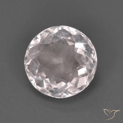 Morganita Rosado claro natural de 1.52 ct, Redondo, VVS-VS