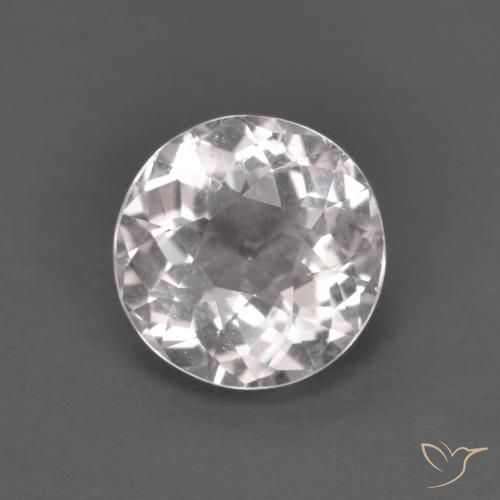 1.28ct Natural Rosado claro Morganita, Redondo, VVS-VS
