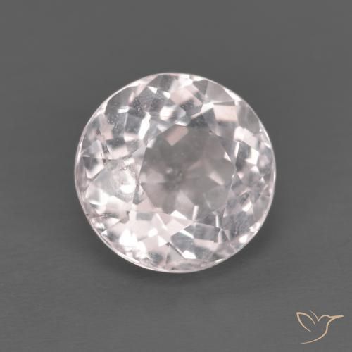 Morganita Rosado claro natural de 1.46 ct, Redondo, VS-SI
