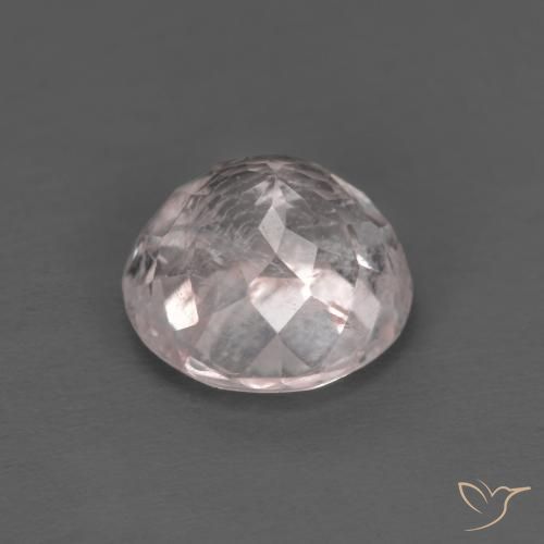 Morganita Rosado claro natural de 1.40 ct, Redondo, VS-SI