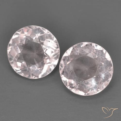Gemas de Morganita Rosado claro natural de 1.99 ct, Corte Redondo, VS
