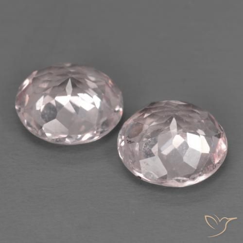 Gemas de Morganita Rosado claro natural de 1.99 ct, Corte Redondo, VS